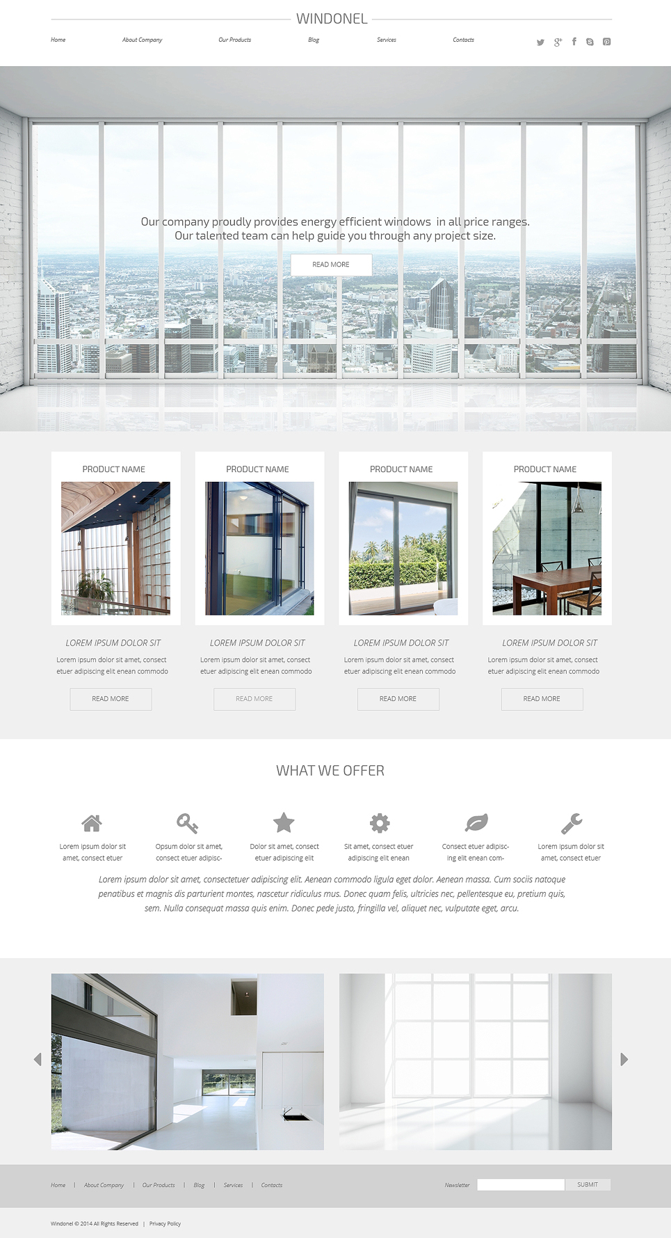 Window Responsive WordPress Theme