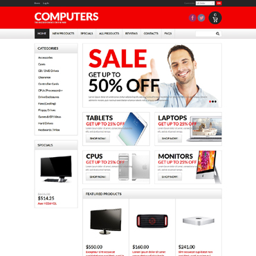 Store Hardware ZenCart Templates 50754