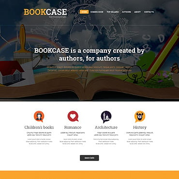 Bookers Publishing Responsive Website Templates 50777