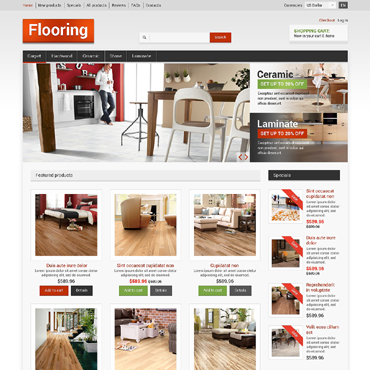 Flooring Online ZenCart Templates 50791