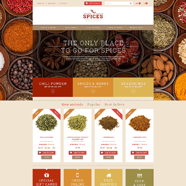 Spices Prestashop Themes 50807