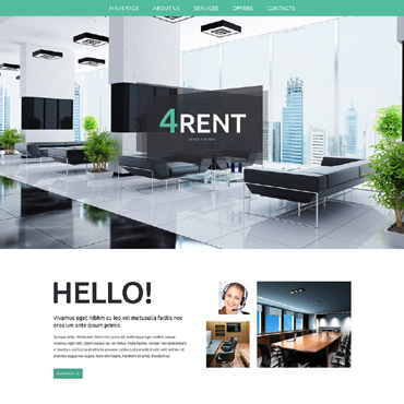 Rent Office Responsive Website Templates 50808