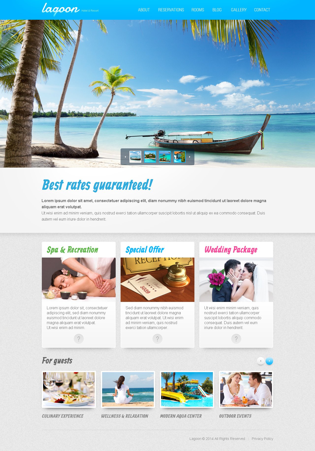 Hotels Responsive Website Template