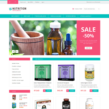 Drugs Store Magento Themes 50883