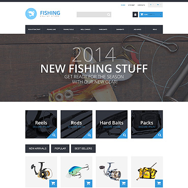 Fishing Prestashop Themes 50905