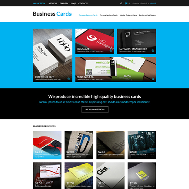 Special Cards VirtueMart Templates 50915