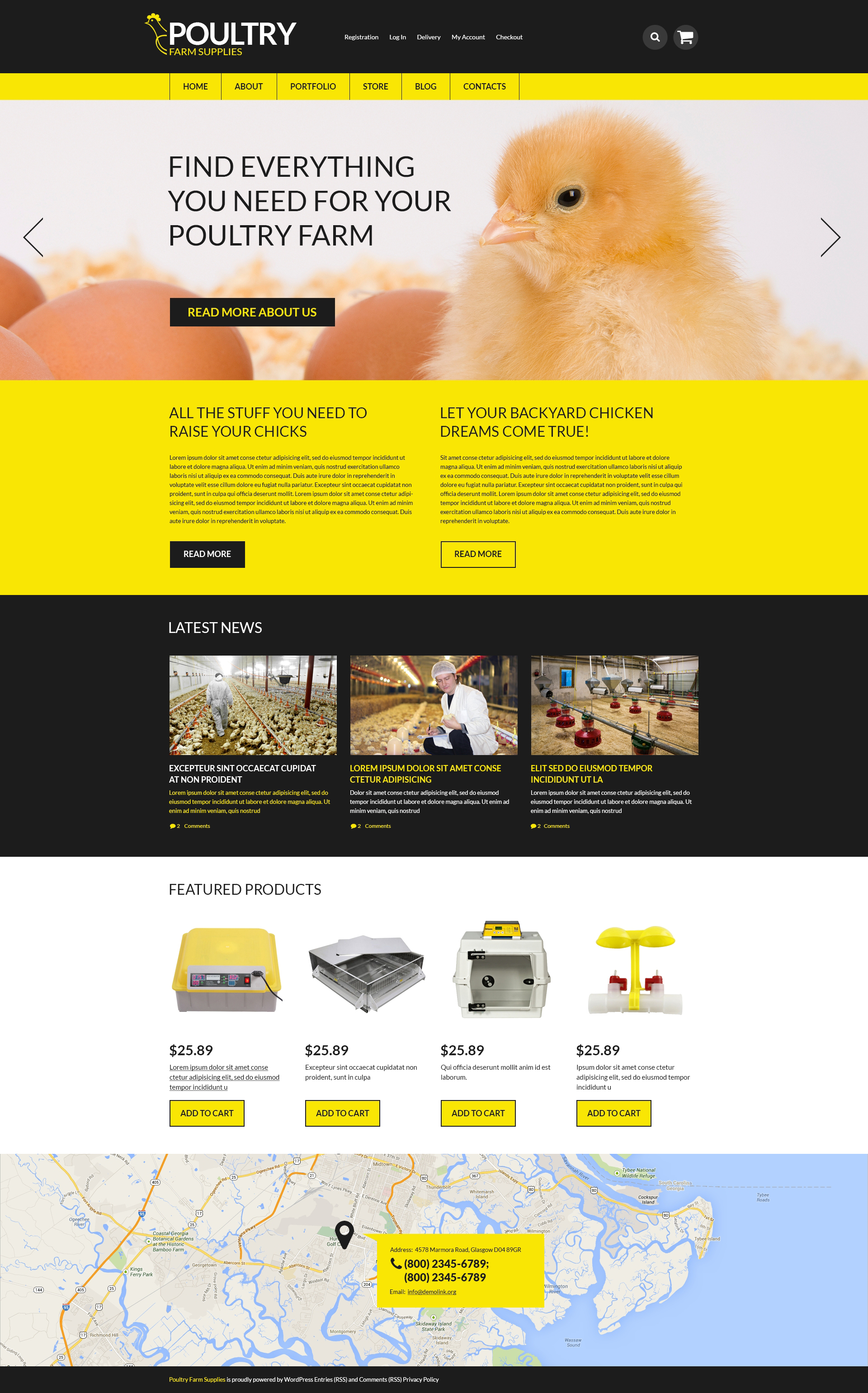 Poultry Farm Supplies WooCommerce Theme