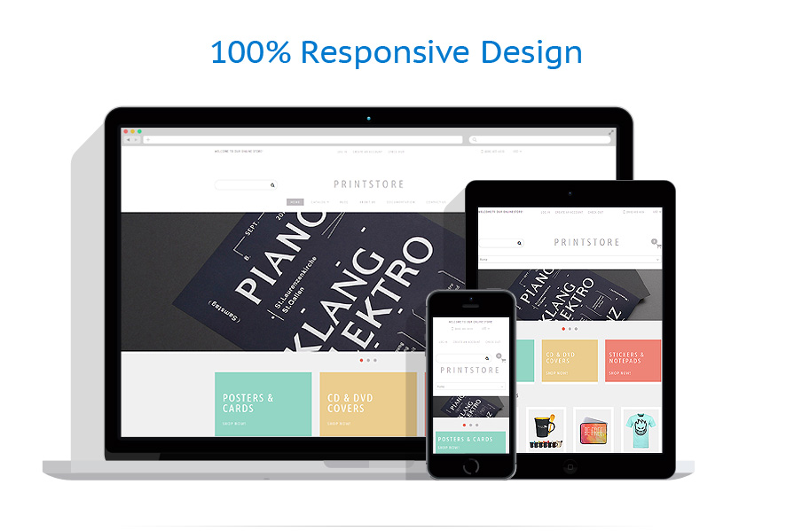 Online Print Shop Shopify Theme #50968