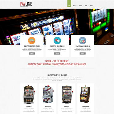 Online Casino Responsive Website Templates 51014