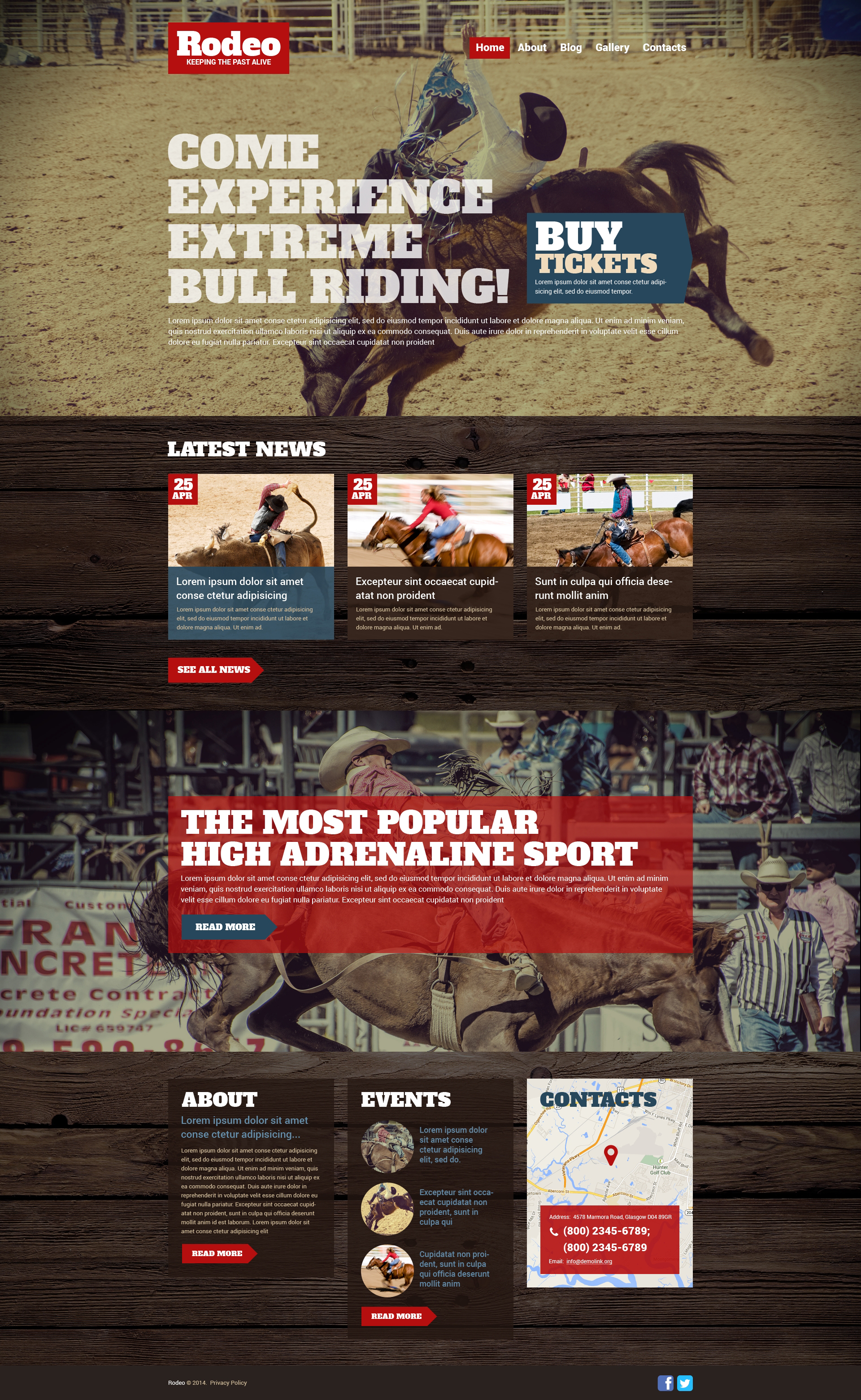 Rodeo WordPress Theme