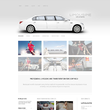 Service Limousine WordPress Themes 51086