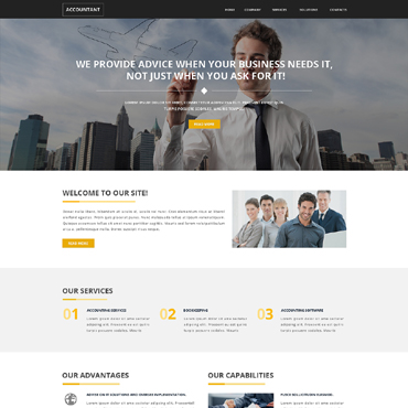 Accounting Tax Responsive Website Templates 51137