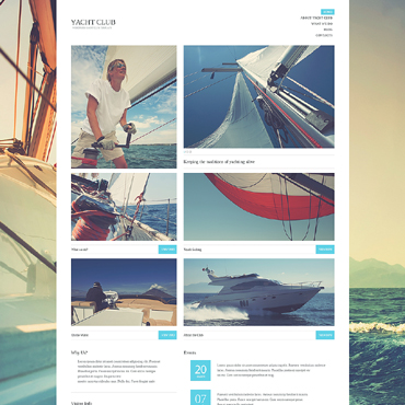 Sport Yacht WordPress Themes 51146