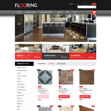 Flooring Online Prestashop Templates 51152