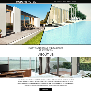 Motel Template Muse Templates 51229