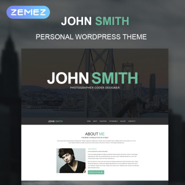 Smith Portfolio WordPress Themes 51241