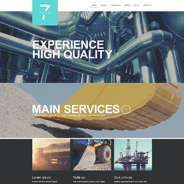 Industrial Company Muse Templates 51269
