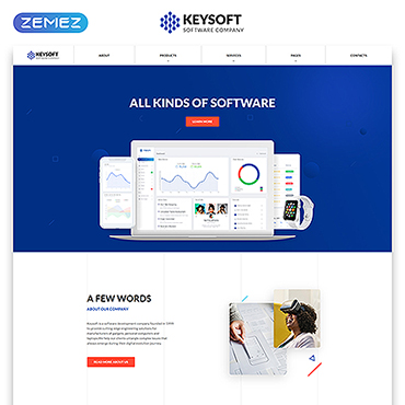 Support Service Responsive Website Templates 51277