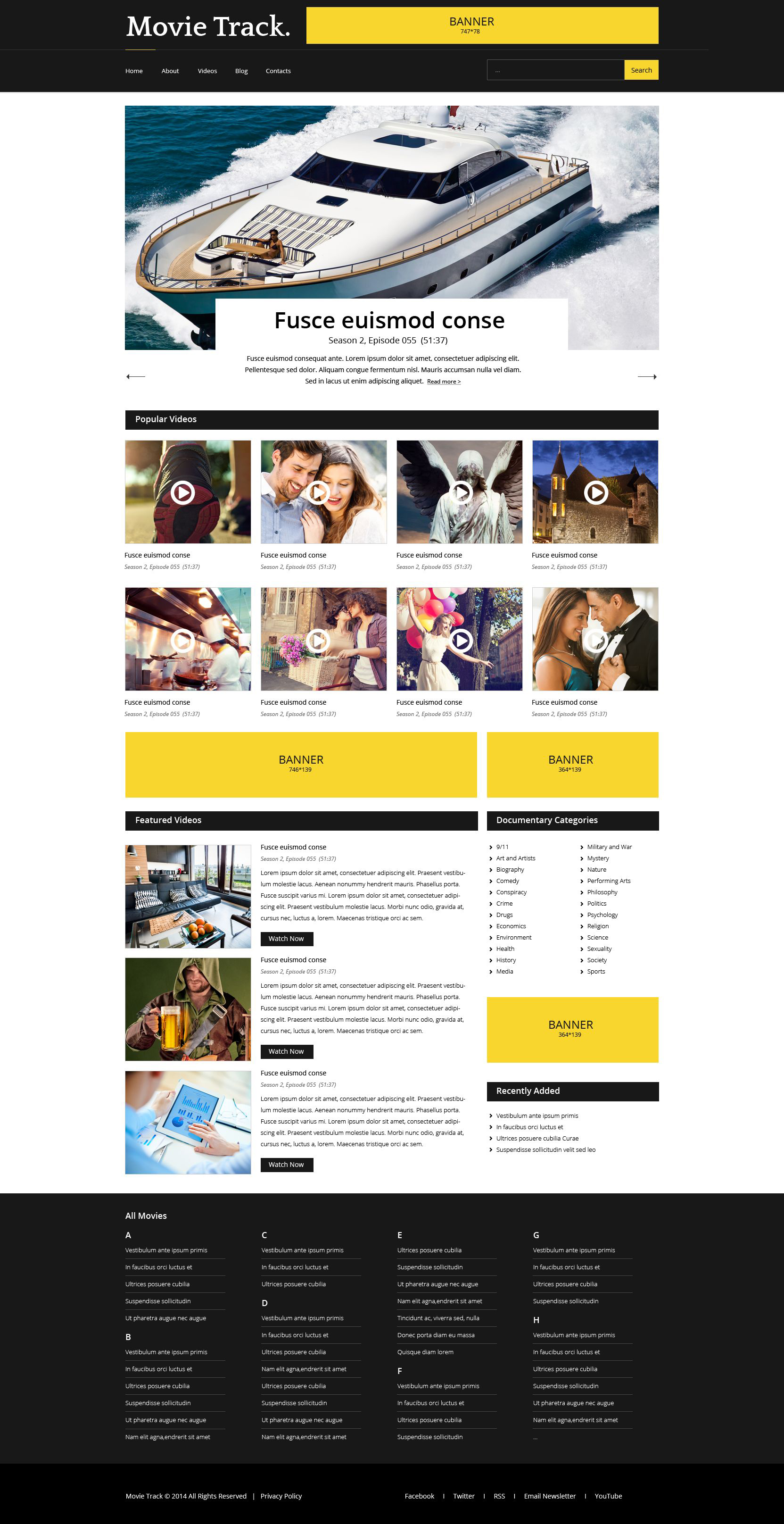 Video Lab Responsive Website Template