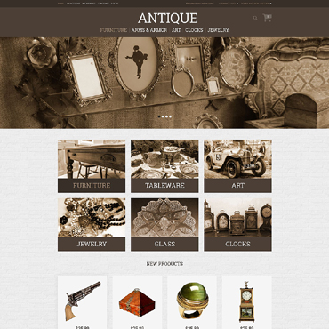 Store Antiquarian Magento Themes 51359
