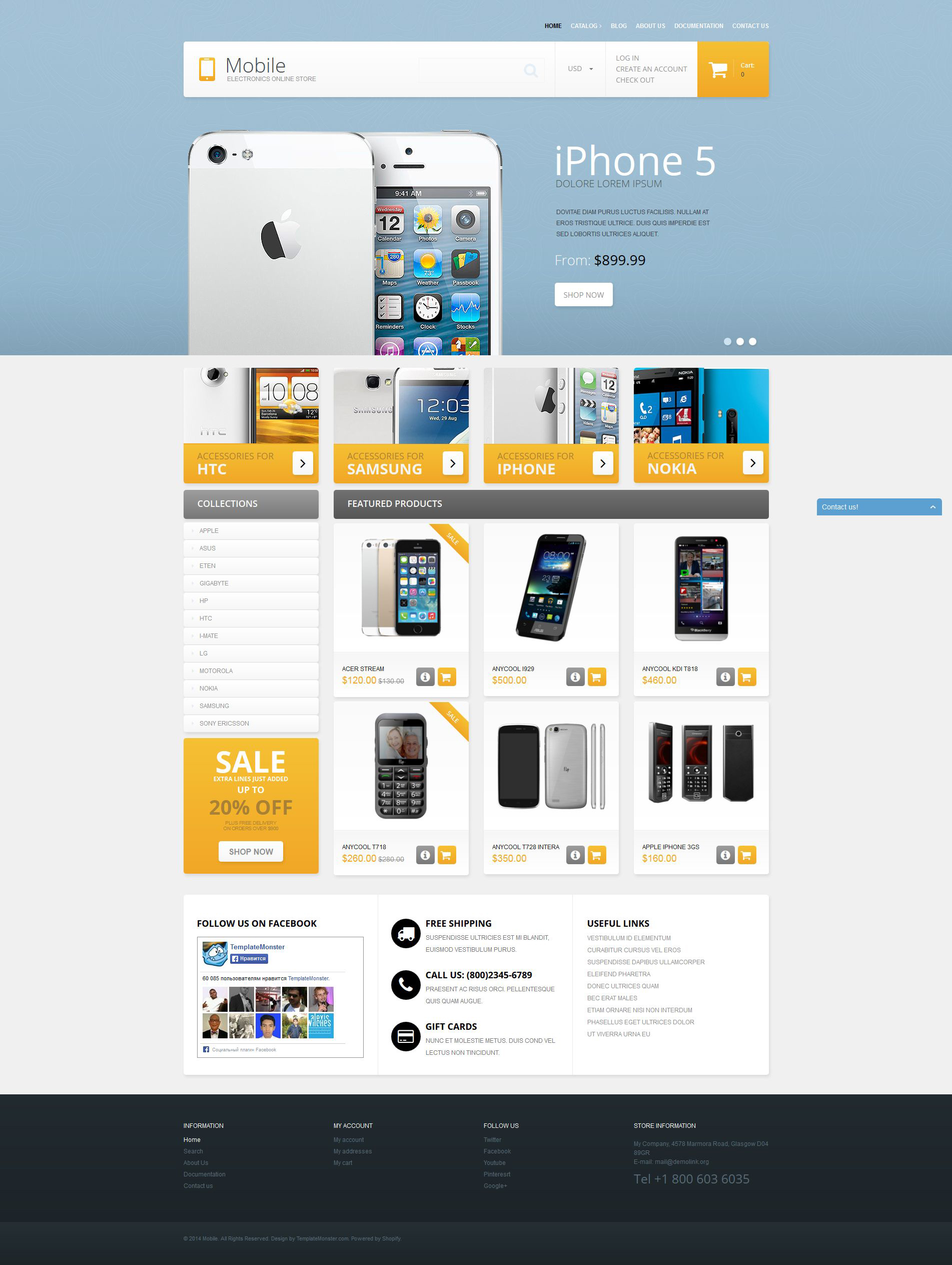 Mobile Phones Shopify Theme