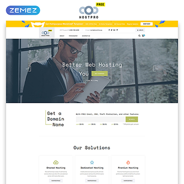 Support Service Responsive Website Templates 51489