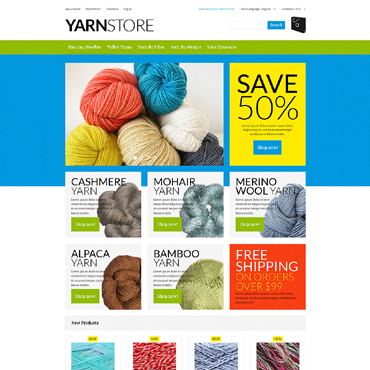 Sewing Store Magento Themes 51748