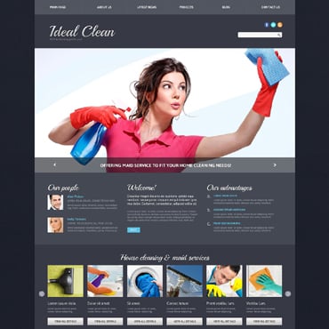 Clean Cleaning Joomla Templates 51763