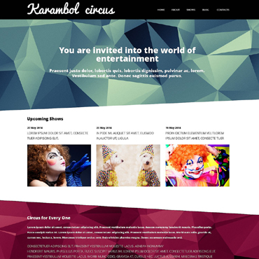 Circus Kids WordPress Themes 51773