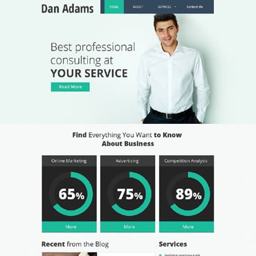 Adams Business Responsive Website Templates 51782