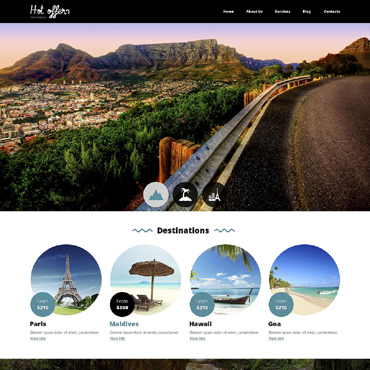 Offers Travel Drupal Templates 51792