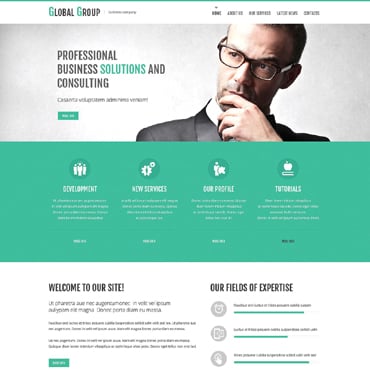 Group Business Responsive Website Templates 51851