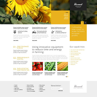 Agriculture Company WordPress Themes 51881
