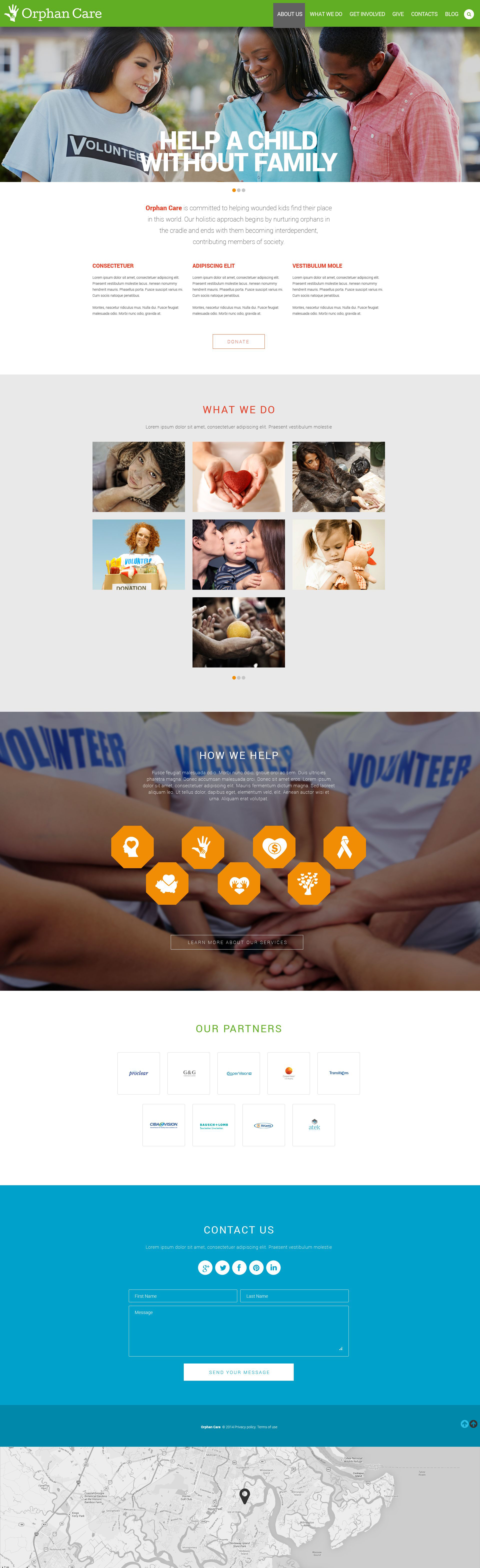 Child Charity Responsive Website Template