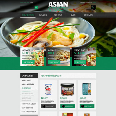 Grocery Spice VirtueMart Templates 51919