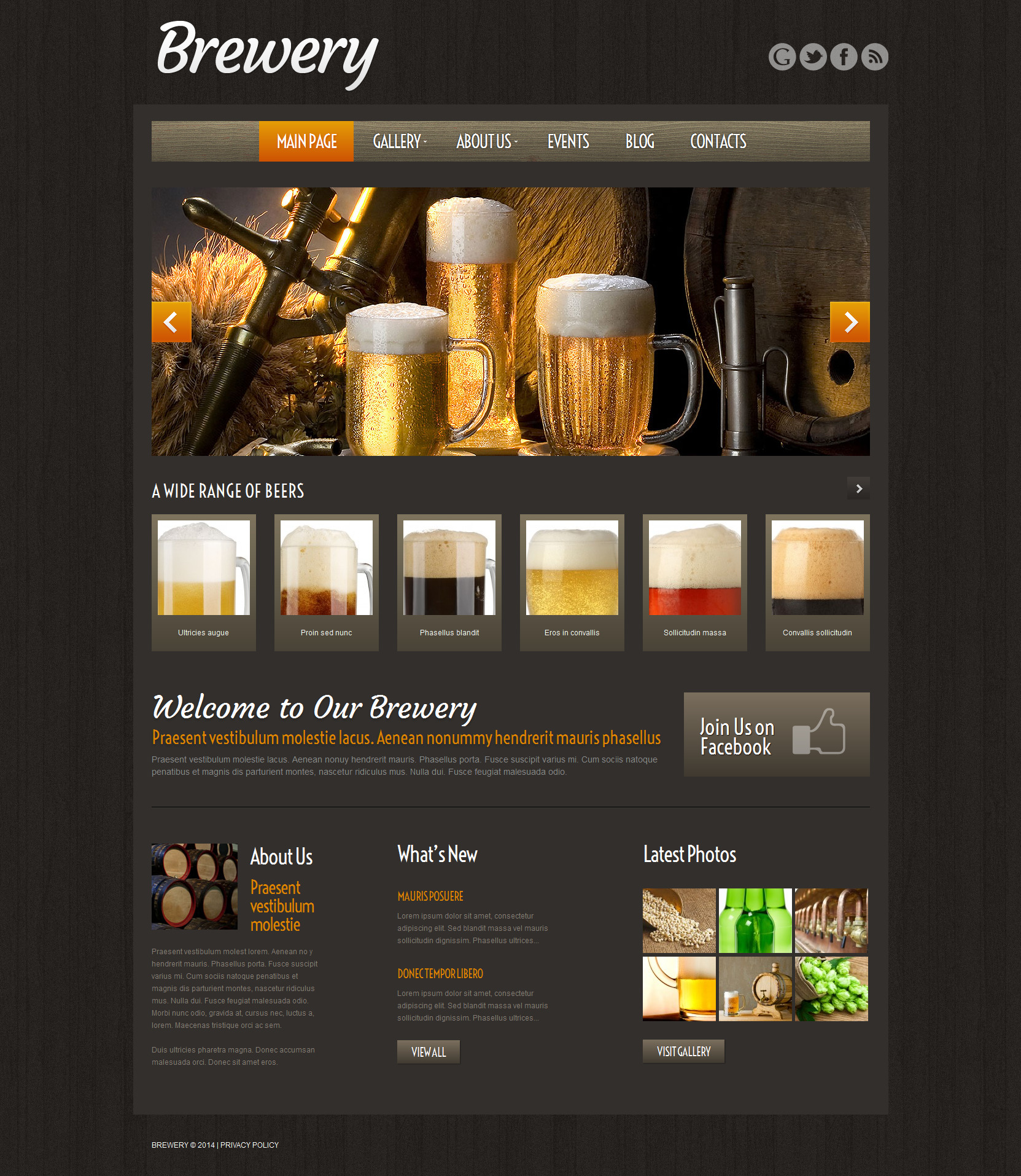 Craft Beer WordPress Theme