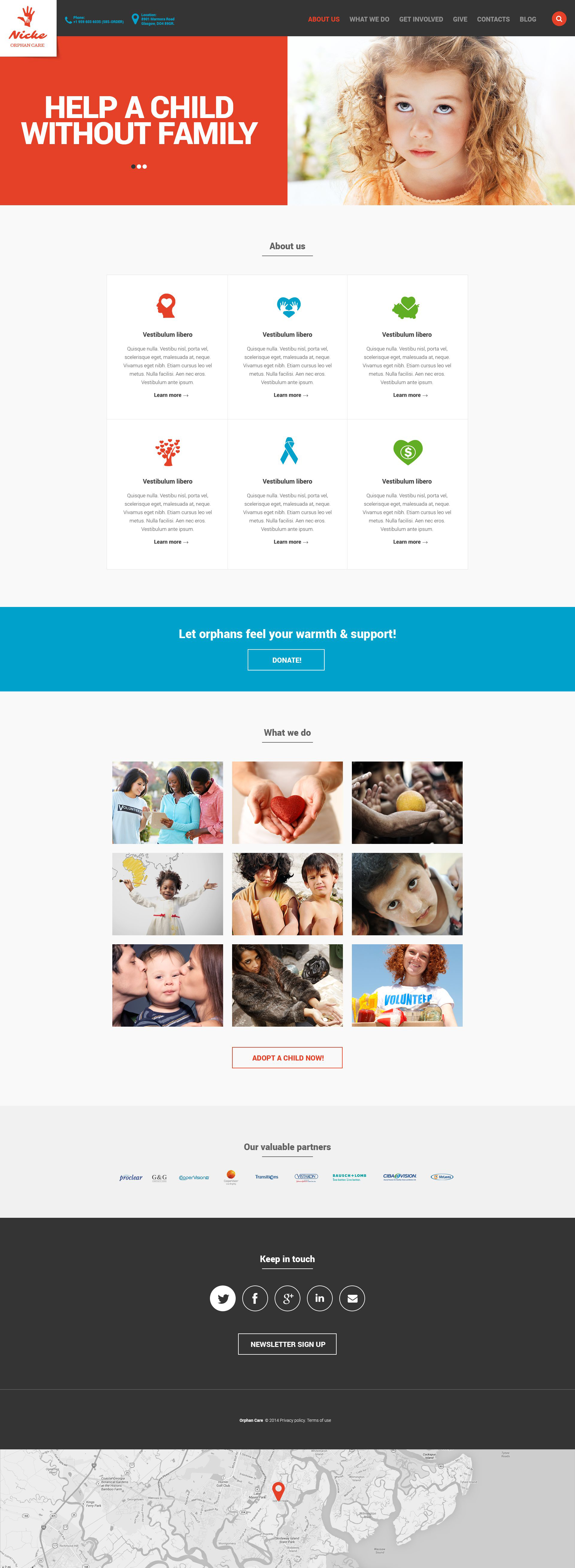 Child Charity Responsive Website Template