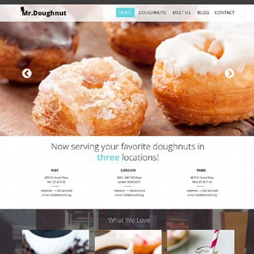 Doughnut Doughnut Responsive Website Templates 52022