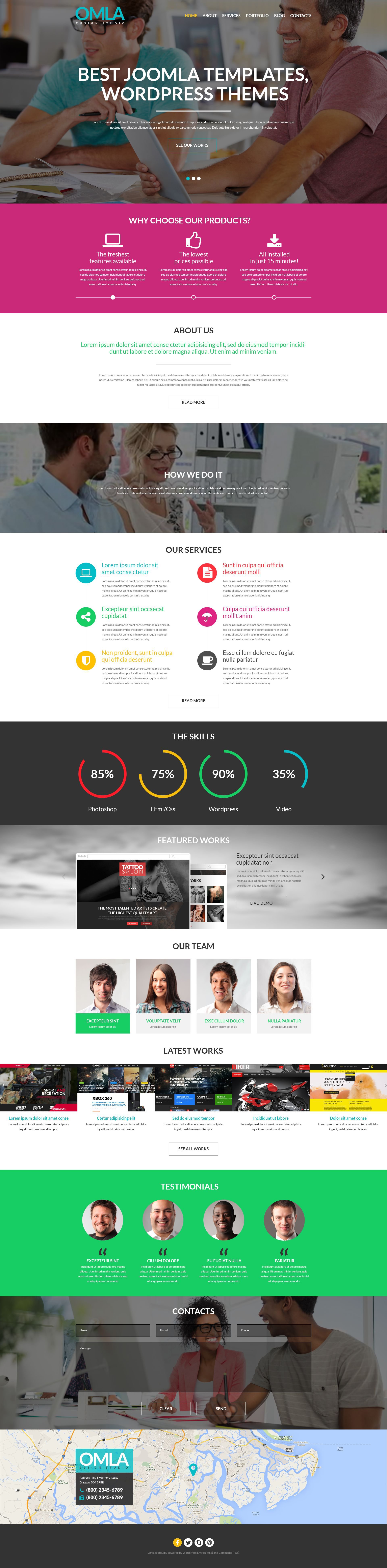 Web Design Agency WordPress Theme