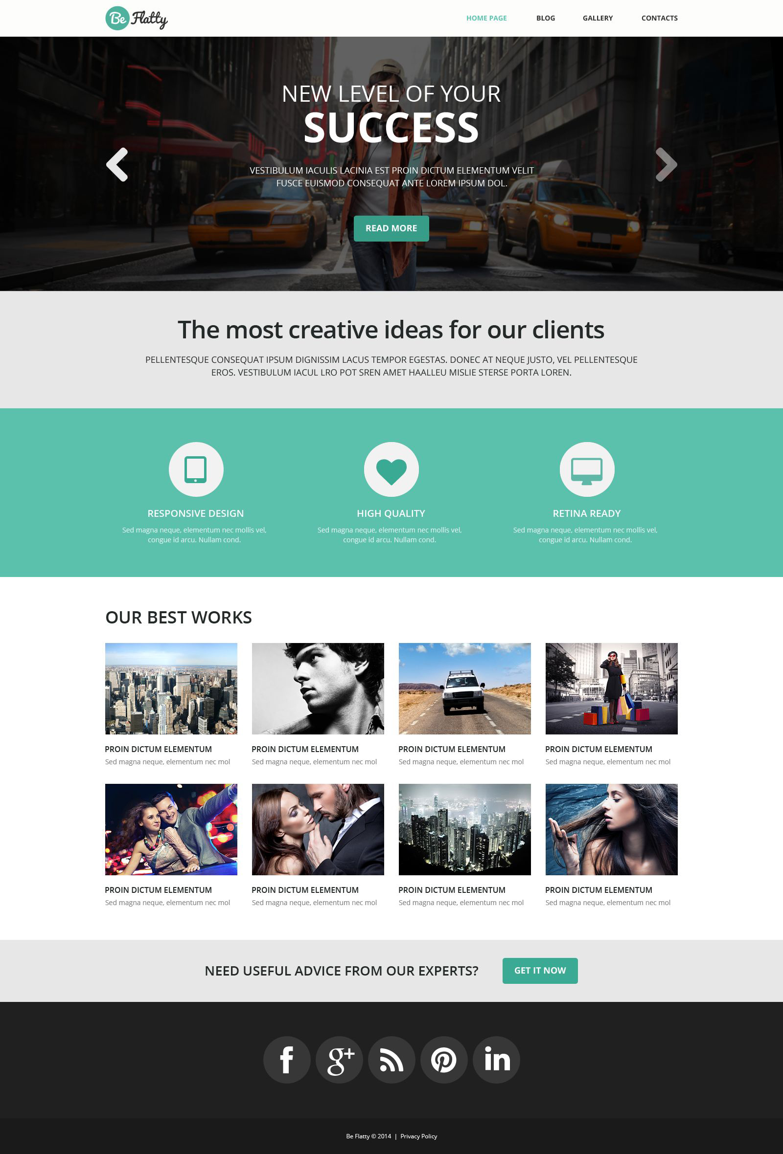 Creative Project WordPress Theme