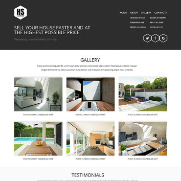 Home Staging Responsive Website Templates 52078