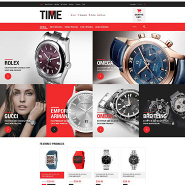 Watches Online ZenCart Templates 52081