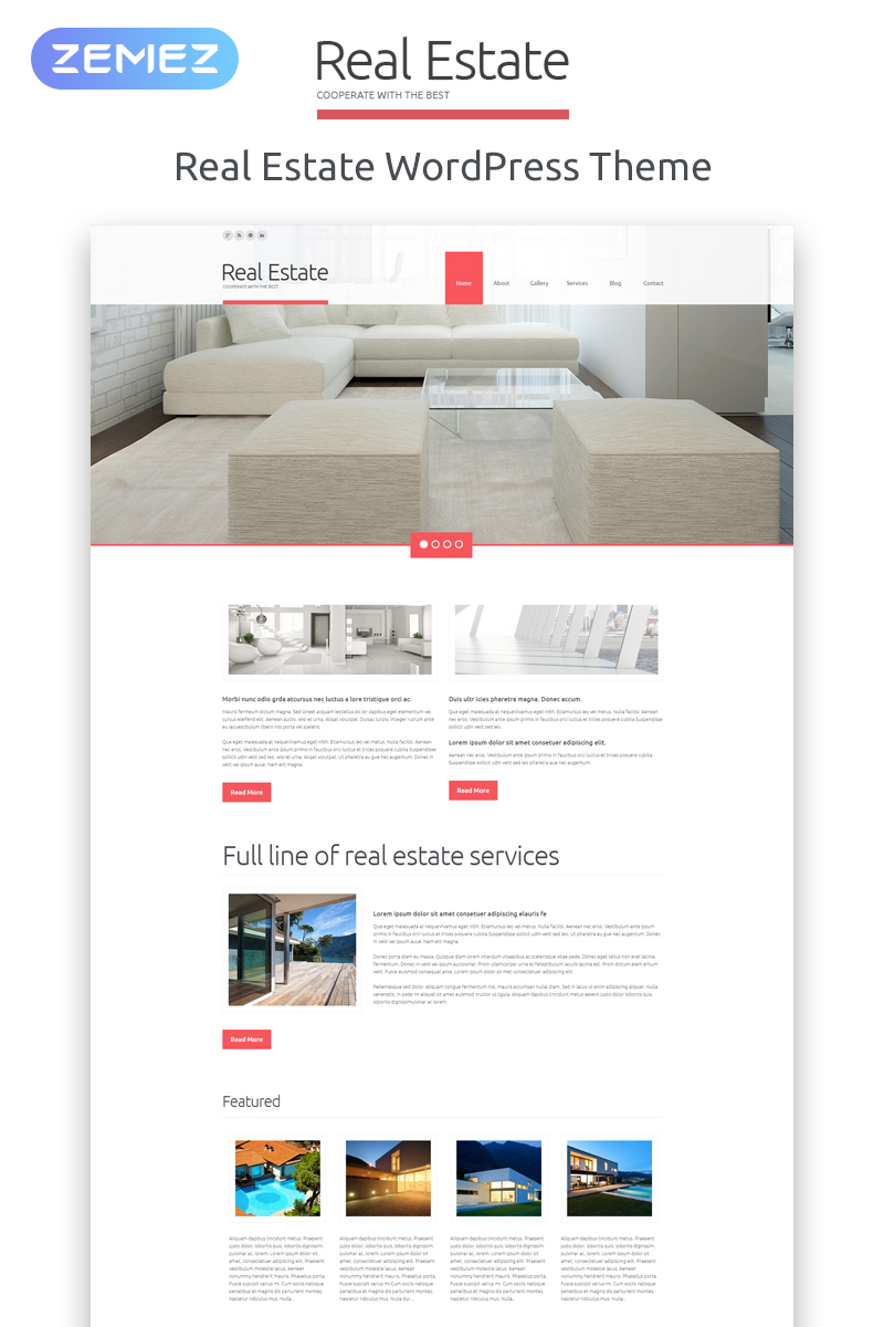 Real Estate Agency Responsive WordPress Theme