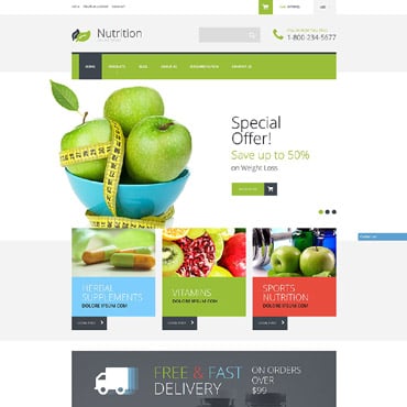 Healthy Lifestyle Shopify Themes 52255