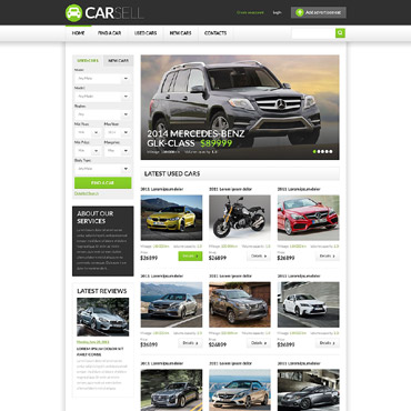 Rental Auto Responsive Website Templates 52302