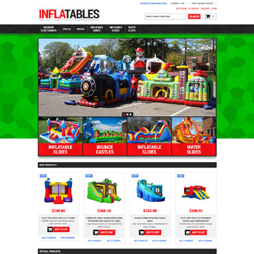 Inflatable Bouncer Magento Themes 52376