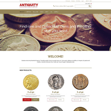 Coins & Magento Themes 52377