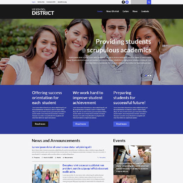 School District WordPress Themes 52422