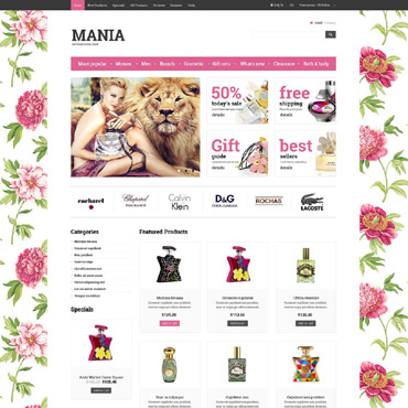 Perfume Online ZenCart Templates 52434