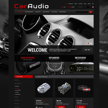 Audio Online ZenCart Templates 52436